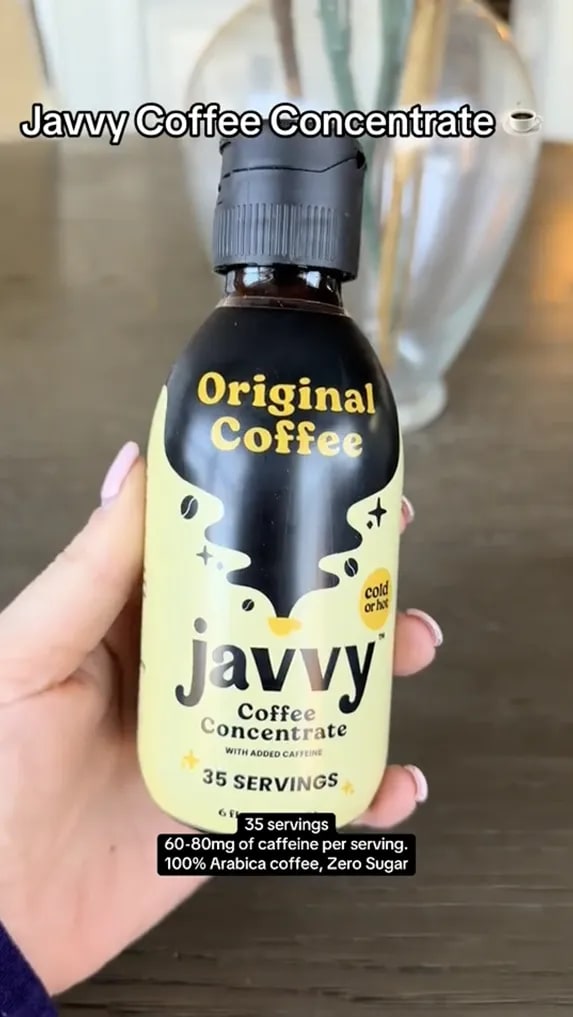 Javvy Coffee Concentrate customer video